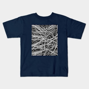 Silver needles pattern - Abstract photography Kids T-Shirt